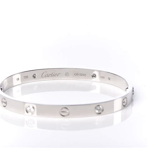 cartier white gold love bracelet|authenticate cartier love bracelet.